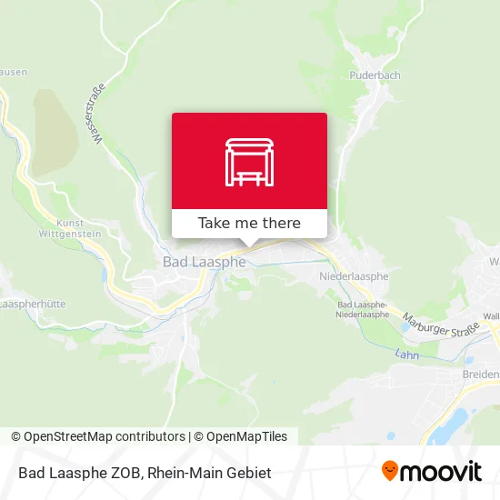 Карта Bad Laasphe ZOB