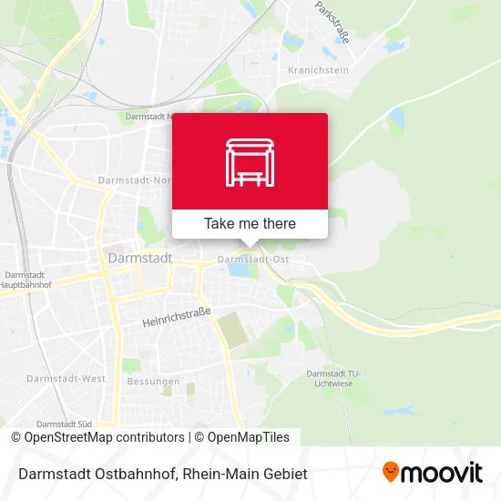 Карта Darmstadt Ostbahnhof
