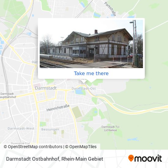 Darmstadt Ostbahnhof map