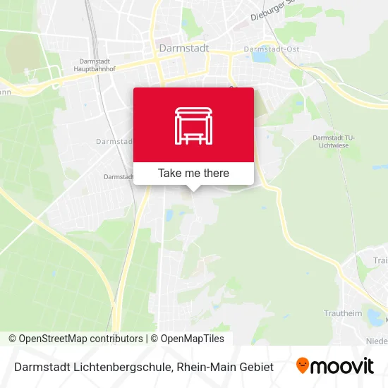 Карта Darmstadt Lichtenbergschule