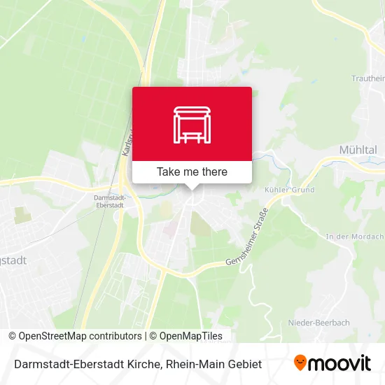 Карта Darmstadt-Eberstadt Kirche