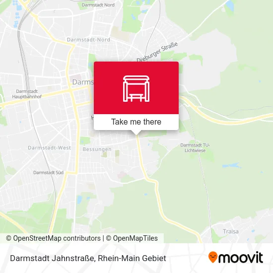 Карта Darmstadt Jahnstraße