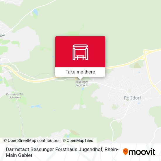 Darmstadt Bessunger Forsthaus Jugendhof map
