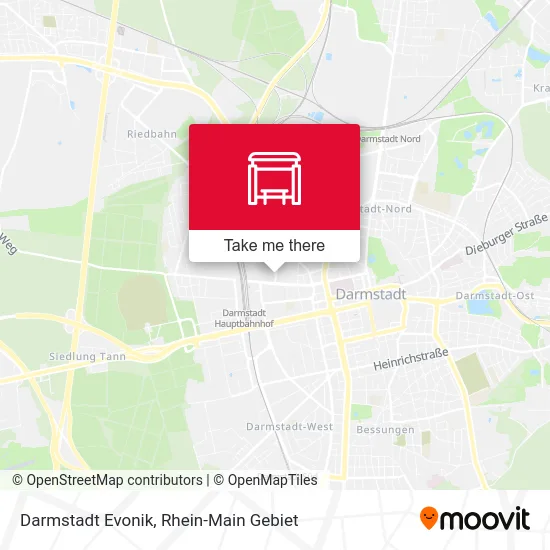 Карта Darmstadt Evonik