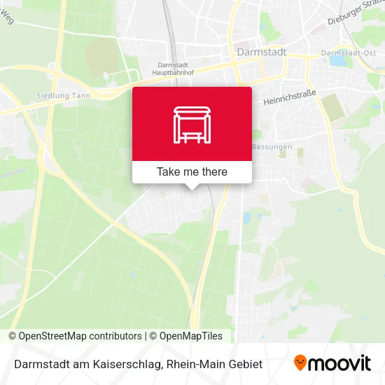 Карта Darmstadt am Kaiserschlag