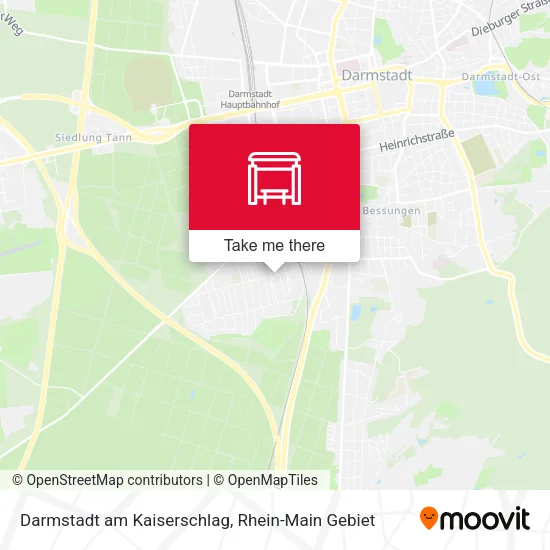 Карта Darmstadt am Kaiserschlag