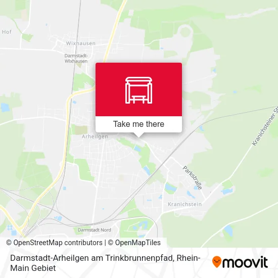 Карта Darmstadt-Arheilgen am Trinkbrunnenpfad