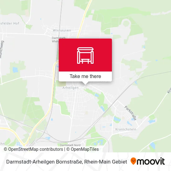Карта Darmstadt-Arheilgen Bornstraße