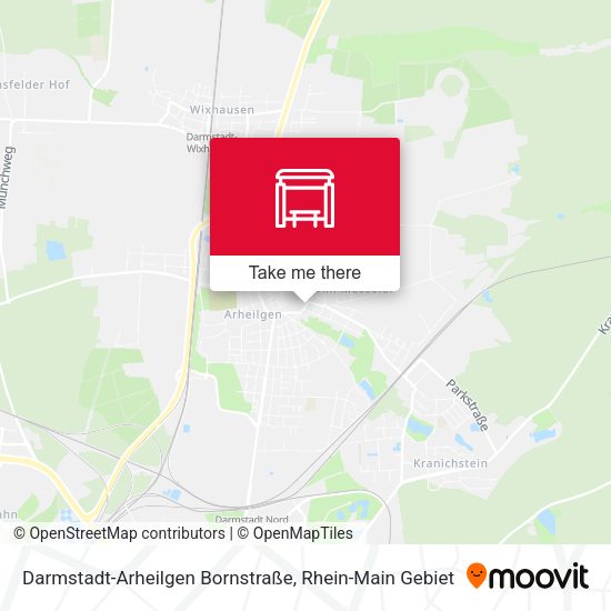 Darmstadt-Arheilgen Bornstraße map