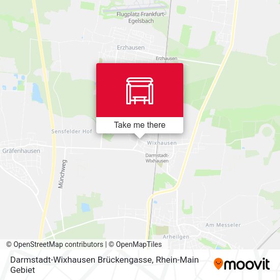 Darmstadt-Wixhausen Brückengasse map