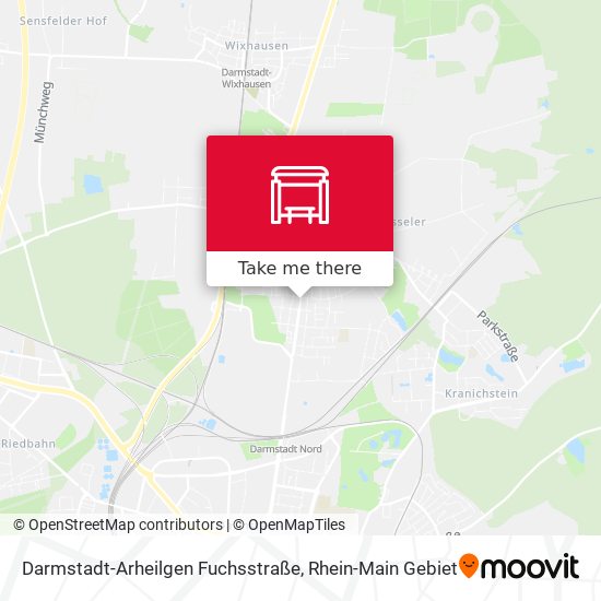 Карта Darmstadt-Arheilgen Fuchsstraße