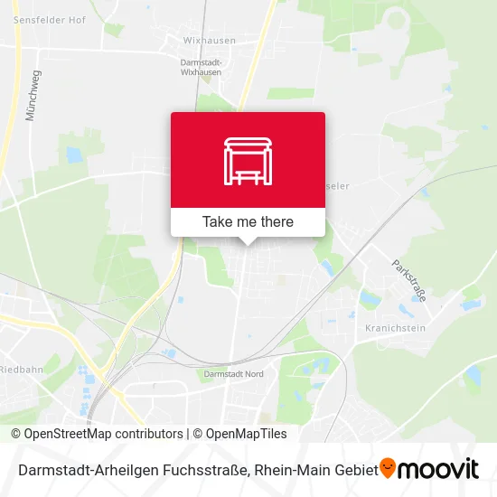 Карта Darmstadt-Arheilgen Fuchsstraße
