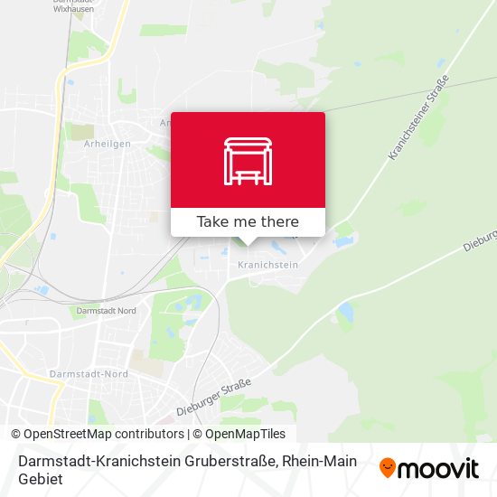 Darmstadt-Kranichstein Gruberstraße map