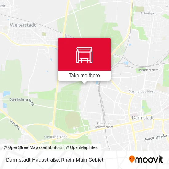 Карта Darmstadt Haasstraße