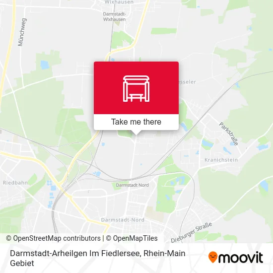 Darmstadt-Arheilgen Im Fiedlersee map