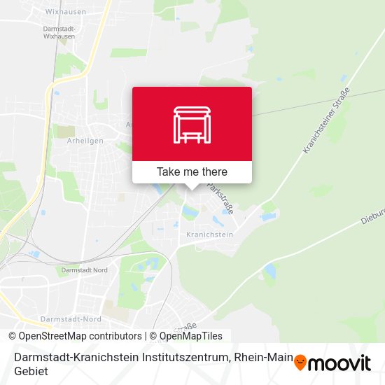 Darmstadt-Kranichstein Institutszentrum map