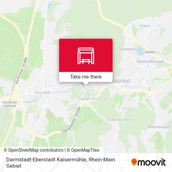 Darmstadt-Eberstadt Kaisermühle map