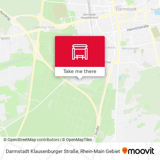 Карта Darmstadt Klausenburger Straße