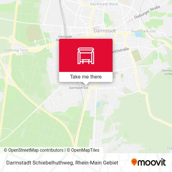 Карта Darmstadt Schiebelhuthweg