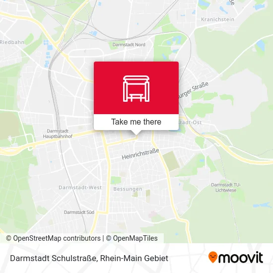 Карта Darmstadt Schulstraße