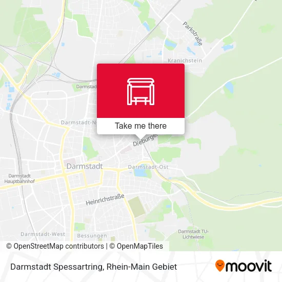 Карта Darmstadt Spessartring