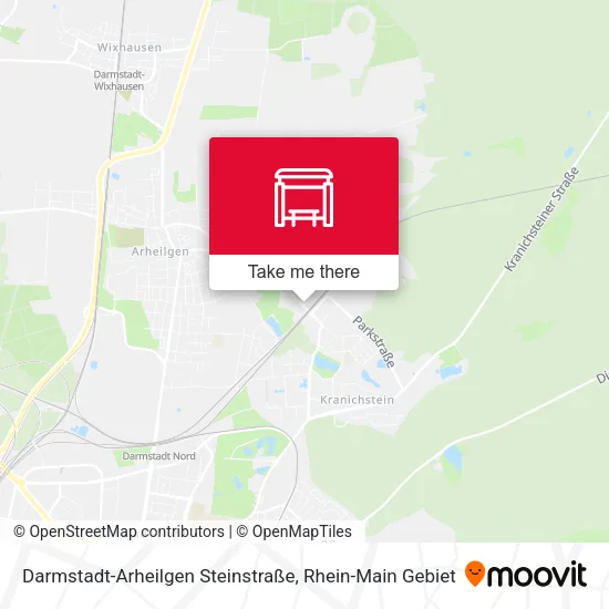 Карта Darmstadt-Arheilgen Steinstraße