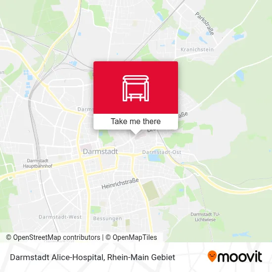 Darmstadt Alice-Hospital map