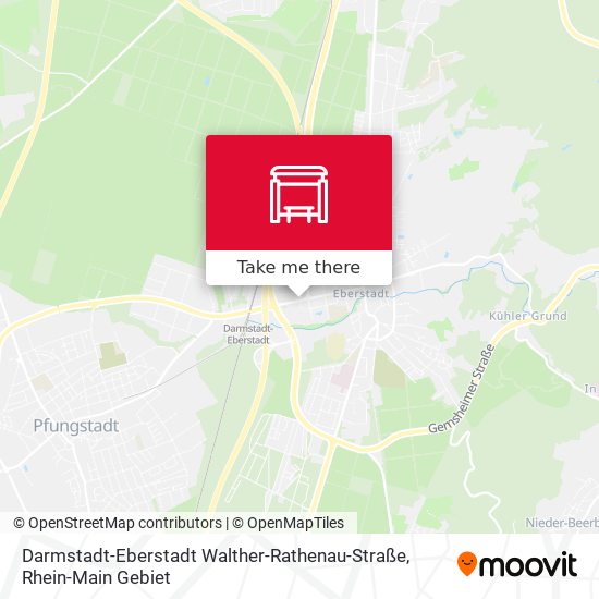 Darmstadt-Eberstadt Walther-Rathenau-Straße map