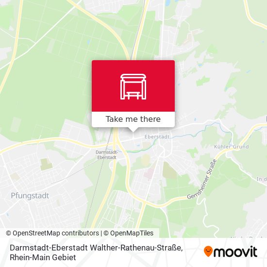 Карта Darmstadt-Eberstadt Walther-Rathenau-Straße