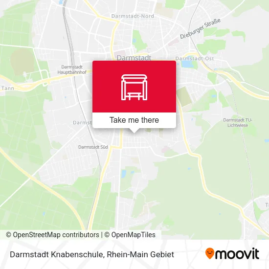 Darmstadt Knabenschule map