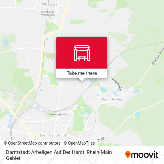 Карта Darmstadt-Arheilgen Auf Der Hardt