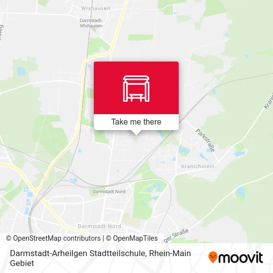 Карта Darmstadt-Arheilgen Stadtteilschule