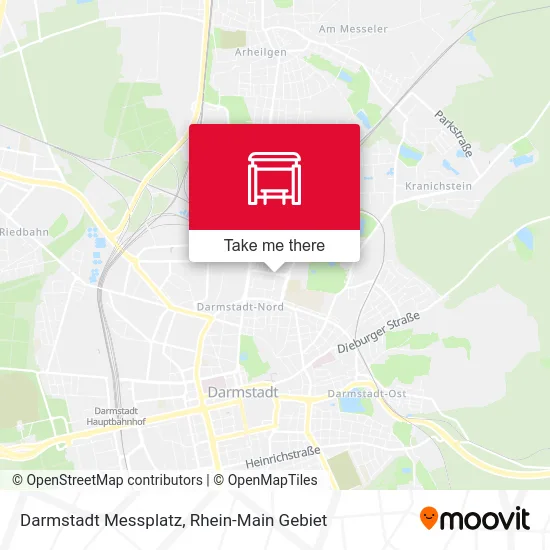 Карта Darmstadt Messplatz