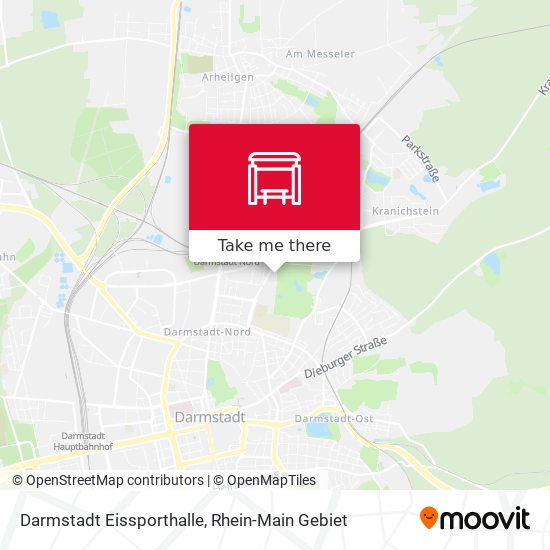 Darmstadt Eissporthalle map