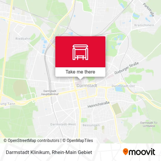 Карта Darmstadt Klinikum