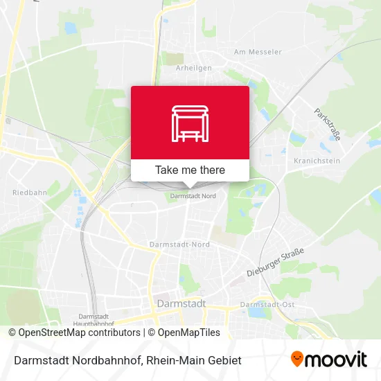 Карта Darmstadt Nordbahnhof
