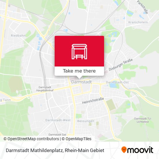 Карта Darmstadt Mathildenplatz