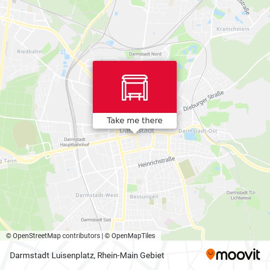 Darmstadt Luisenplatz map