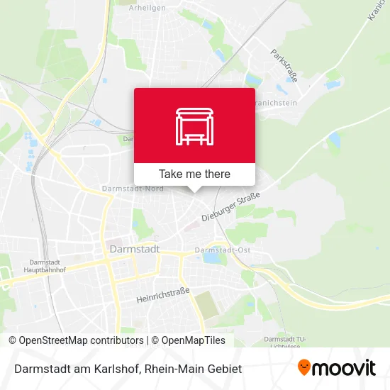 Карта Darmstadt am Karlshof
