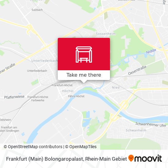 Frankfurt (Main) Bolongaropalast map