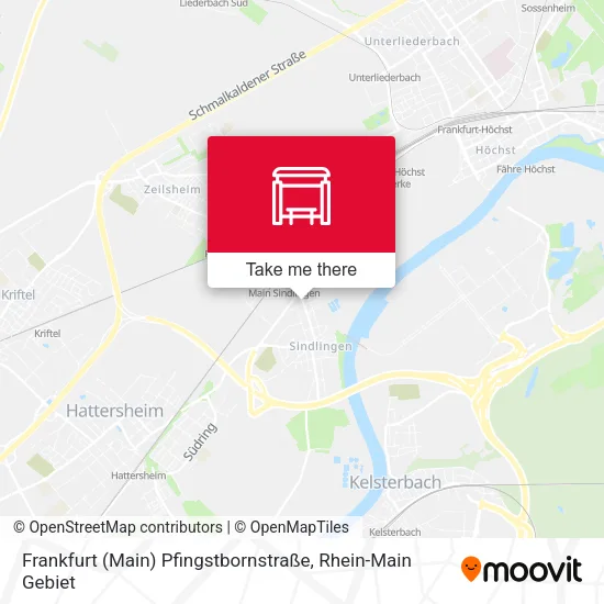 Карта Frankfurt (Main) Pfingstbornstraße