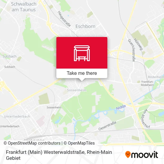Карта Frankfurt (Main) Westerwaldstraße