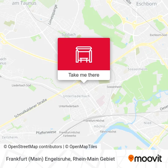 Карта Frankfurt (Main) Engelsruhe