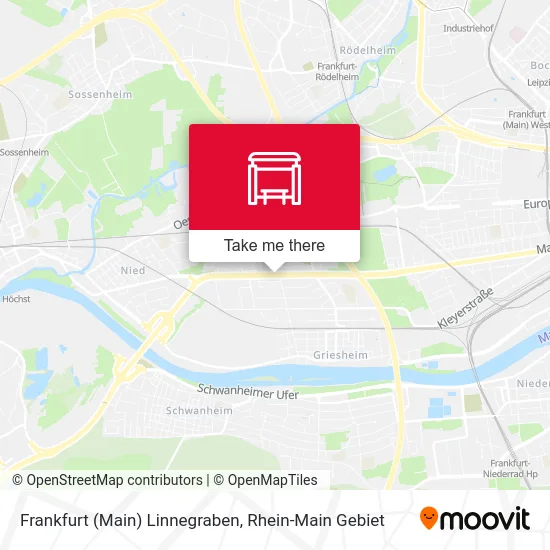 Карта Frankfurt (Main) Linnegraben