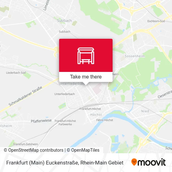 Карта Frankfurt (Main) Euckenstraße