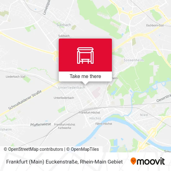 Карта Frankfurt (Main) Euckenstraße