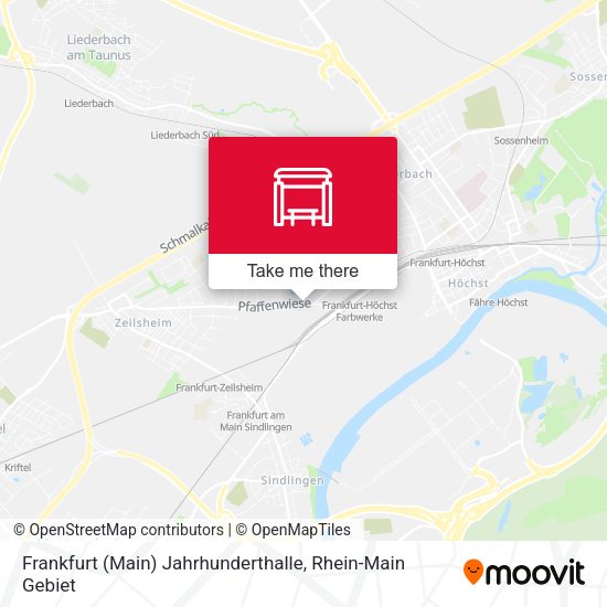 Frankfurt (Main) Jahrhunderthalle map
