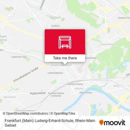 Карта Frankfurt (Main) Ludwig-Erhard-Schule