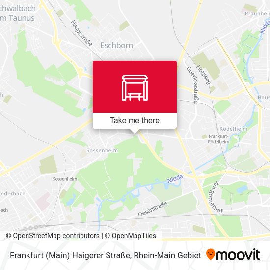 Карта Frankfurt (Main) Haigerer Straße