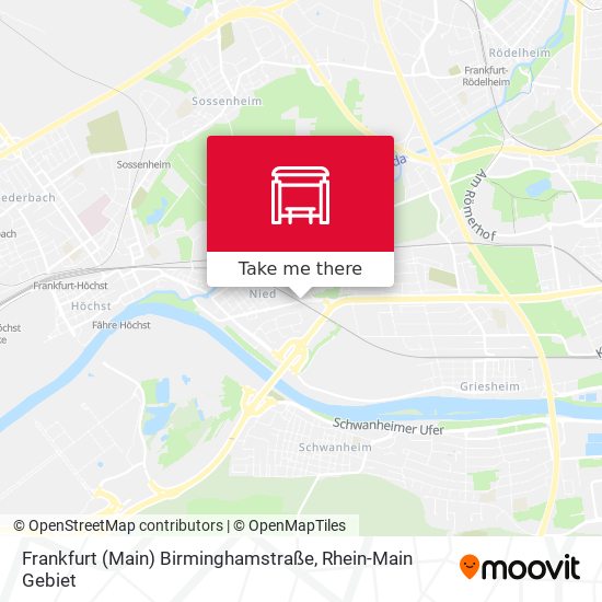 Frankfurt (Main) Birminghamstraße map